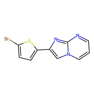 2-(5-Bromothiophen-2-yl)imidazo[1,2-a]pyrimidine structure