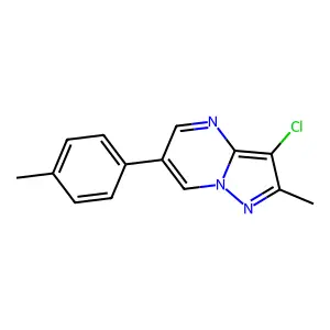 3-Chloro-2-methyl-6-(4-methylphenyl)pyrazolo[1,5-a]pyrimidine structure