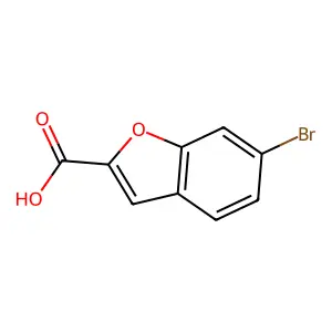 6-Bromo-1-benzofuran-2-carboxylic acid structure