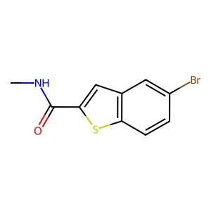 5-bromo-N-methyl-1-benzothiophene-2-carboxamide structure