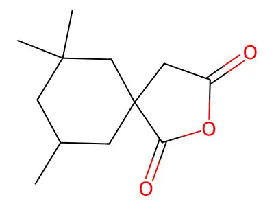 7,7,9-Trimethyl-2-oxaspiro[4.5]decane-1,3-dione structure