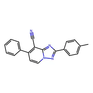2-(4-Methylphenyl)-7-phenyl-[1,2,4]triazolo[1,5-a]pyridine-8-carbonitrile structure