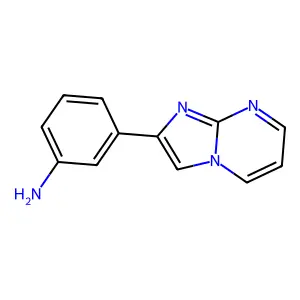 3-(Imidazo(1,2-a)pyrimidin-2-yl)aniline structure