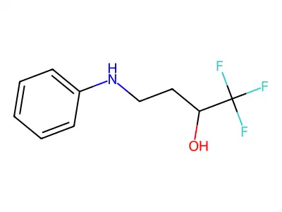 4-Anilino-1,1,1-trifluoro-2-butanol structure