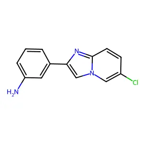 3-(6-Chloroimidazo[1,2-a]pyridin-2-yl)aniline structure