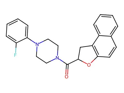 1,2-Dihydronaphtho[2,1-b]furan-2-yl[4-(2-fluorophenyl)piperazino]methanone structure
