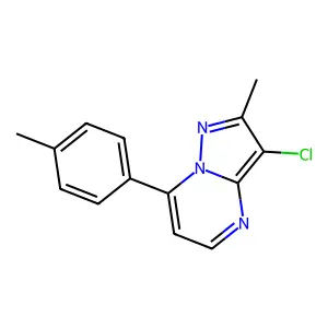 3-Chloro-2-methyl-7-(4-methylphenyl)pyrazolo[1,5-a]pyrimidine structure