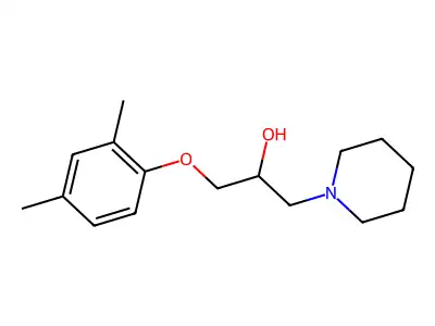 1-(2,4-Dimethylphenoxy)-3-(piperidin-1-yl)propan-2-ol structure