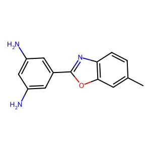 5-(6-Methyl-benzooxazol-2-yl)-benzene-1,3-diamine structure