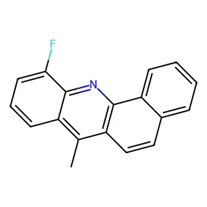 BENZ(c)ACRIDINE, 11-FLUORO-7-METHYL- structure