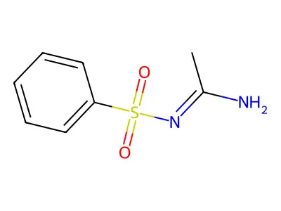 N'-(benzenesulfonyl)ethanimidamide structure
