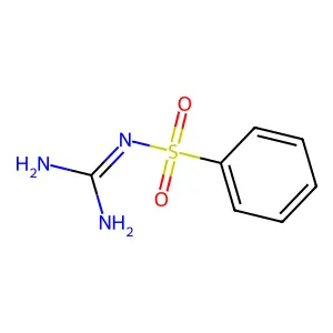 N-[氨基(亚氨基)甲基]苯磺酰胺 structure