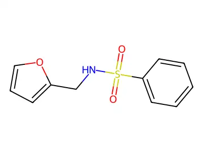 N-[(furan-2-yl)methyl]benzenesulfonamide structure