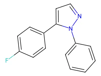5-(4-Fluorophenyl)-1-phenyl-1H-pyrazole structure