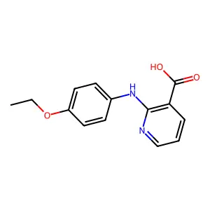 2-((4-Ethoxyphenyl)amino)pyridine-3-carboxylic acid structure