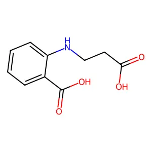 2-[(2-羧乙基)氨基]苯甲酸 structure