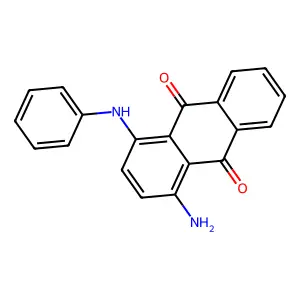 Solvent Blue 68 structure