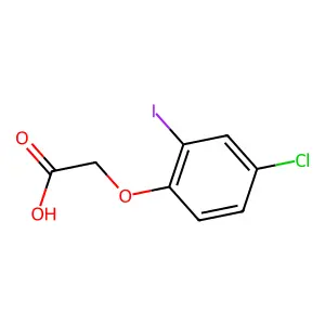 (4-Chloro-2-iodo-phenoxy)-acetic acid structure