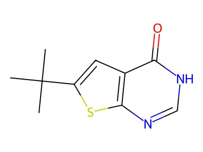 6-tert-Butyl-3H-thieno[2,3-d]pyrimidin-4-one structure