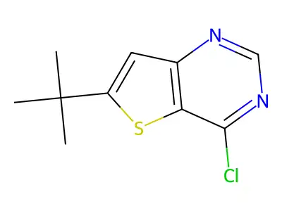 6-tert-Butyl-4-chlorothieno[3,2-d]pyrimidine structure