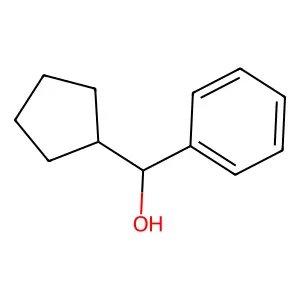 Cyclopentyl(phenyl)methanol structure
