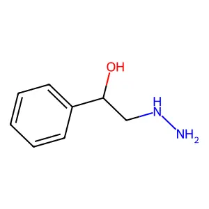 2-Hydrazinyl-1-phenylethan-1-ol structure