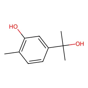 5-(2-Hydroxypropan-2-yl)-2-methylphenol structure