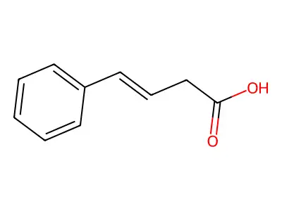 3-Butenoic acid, 4-phenyl-, (3E)- structure