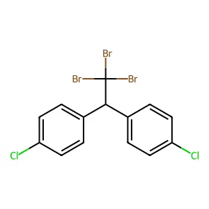 2,2-Bis(4-chlorophenyl)-1,1,1-tribromoethane structure