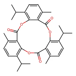 Tri-O-thymotide structure