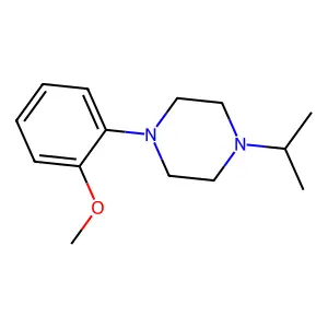 1-(2-Methoxyphenyl)-4-propan-2-ylpiperazine structure