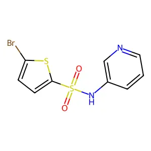 5-bromo-N-(pyridin-3-yl)thiophene-2-sulfonamide structure