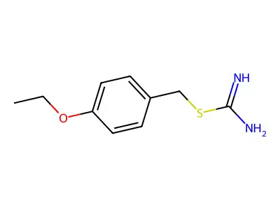 4-Ethoxybenzyl carbamimidothioate structure