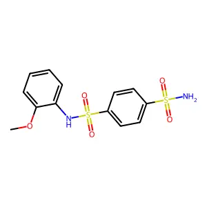 N-(2-methoxyphenyl)benzene-1,4-disulfonamide structure