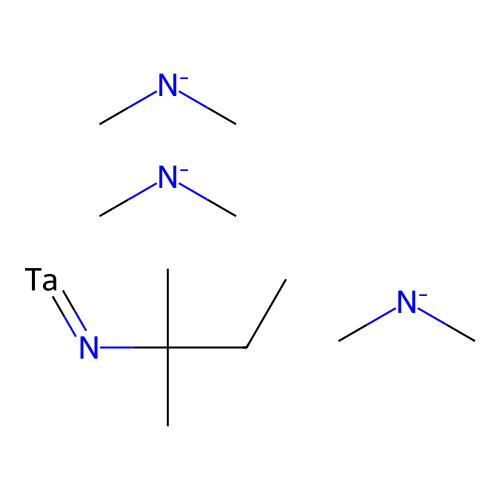 Dimethylazanide;2-methylbutan-2-yliminotantalum structure
