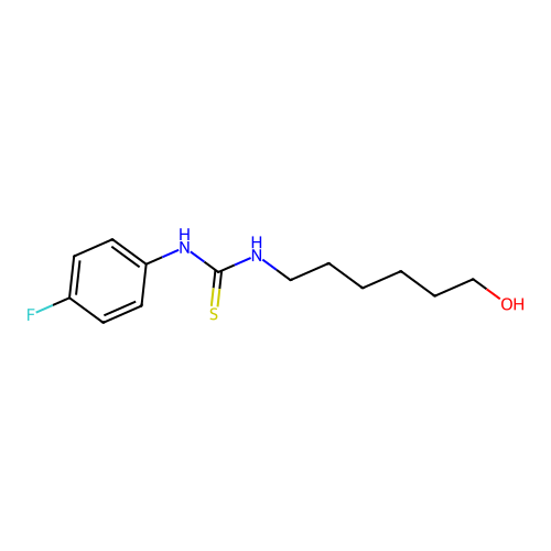 1-(4-Fluorophenyl)-3-(6-hydroxyhexyl)thiourea structure