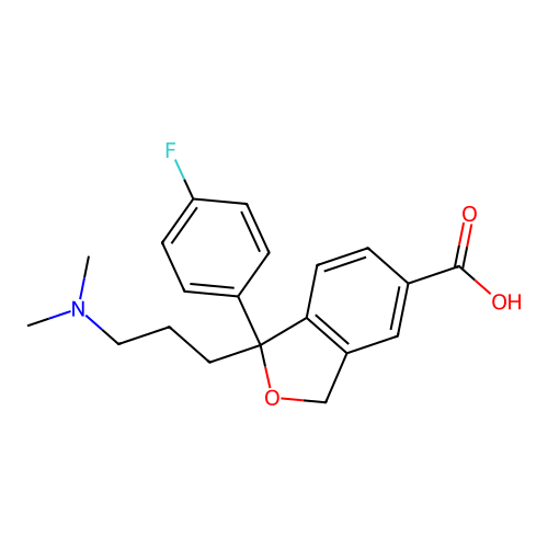 Citalopram carboxylic acid impurity structure