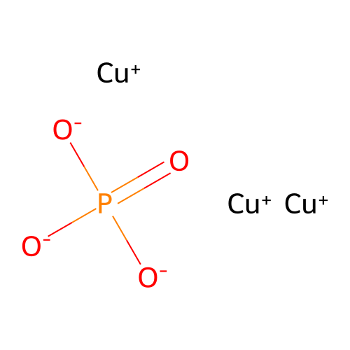 Copper phosphate (Cu3PO4) structure