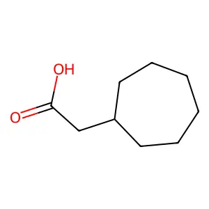 2-Cycloheptylacetic acid structure
