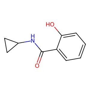 N-cyclopropyl-2-hydroxybenzamide structure
