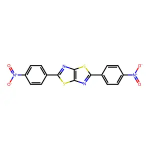 2,5-Bis(4-nitrophenyl)thiazolo[5,4-d]thiazole structure