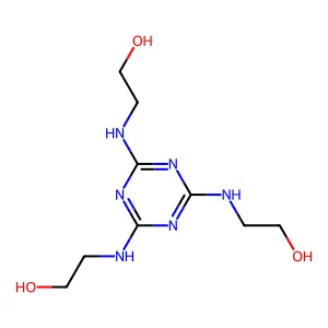2,2',2''-(1,3,5-Triazine-2,4,6-triyltriimino)trisethanol structure