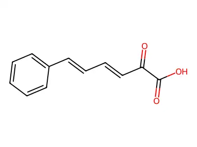 3,5-Hexadienoic acid, 2-oxo-6-phenyl- structure