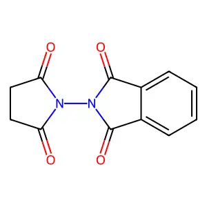 2-(2,5-Dioxopyrrolidin-1-yl)isoindole-1,3-dione structure