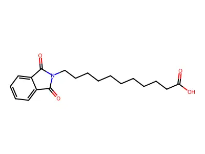 11-(1,3-Dioxoisoindolin-2-yl)undecanoic acid structure