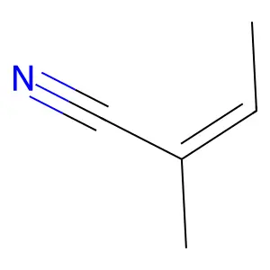 2-甲基-2-丁烯腈 structure