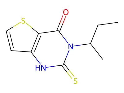 3-butan-2-yl-2-sulfanylidene-1H-thieno[3,2-d]pyrimidin-4-one structure