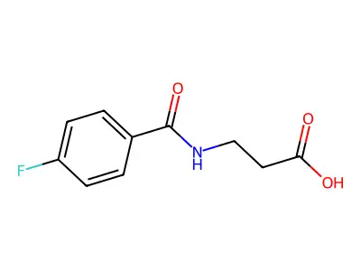 3-((4-Fluorophenyl)formamido)propanoic acid structure