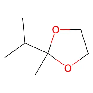 2-Methyl-2-isopropyl-1,3-dioxolane structure