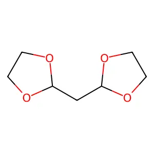 2,2'-Methylenebis[1,3-dioxolane] structure